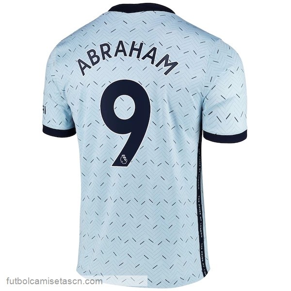 Camiseta Chelsea NO.9 Abraham 2ª 2020/21 Azul